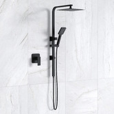 Arbour &amp; Nook Lia 250mm Square Twin Shower Mixer Set