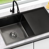 Arbour &amp; Nook Aysel 870mm Single Kitchen Sink with Drainer