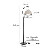 Arbour &amp; Nook Yasna Iron Floor Lamp