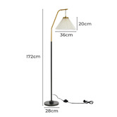 Arbour &amp; Nook Mugi Floor Lamp with Foot Switch