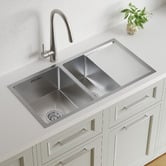 Caspian Cove Kalypso 1000mm Double Kitchen Sink with Drainer