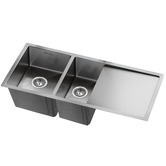 Caspian Cove Kalypso 1000mm Double Kitchen Sink with Drainer