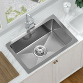 Caspian Cove Alistair 450mm Single Stainless Steel Kitchen Sink