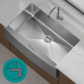 Caspian Cove Maud 810mm Single Stainless Kitchen Sink