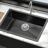 Caspian Cove Wingrave 700mm Single Stainless Steel Kitchen Sink