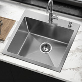 Caspian Cove Wingrave 530mm Single Stainless Steel Kitchen Sink