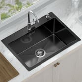 Caspian Cove Costa 600mm Single Stainless Steel Kitchen Sink