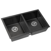 Caspian Cove Agnes 770mm Double Stainless Steel Kitchen Sink