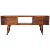 Solid State Studio Ares 2 Drawer Mango Wood TV Unit