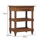Solid State Studio Apollo Mango Wood Side Table