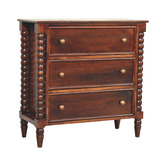 Solid State Studio Ember Mango Wood 3 Drawer Chest