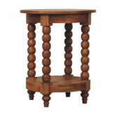 Solid State Studio Lasso Mango Wood Side Table