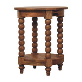 Solid State Studio Lasso Mango Wood Side Table