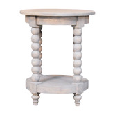 Solid State Studio Lasso Mango Wood Side Table
