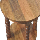 Solid State Studio Lasso Mango Wood Side Table