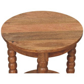 Solid State Studio Lasso Mango Wood Side Table