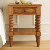 Solid State Studio Ember Mango Wood Bedside Table