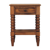 Solid State Studio Ember Mango Wood Bedside Table