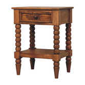 Solid State Studio Ember Mango Wood Bedside Table