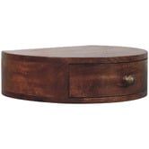 Solid State Studio Hailee Mango Wood Wall-Mounted Bedside Table