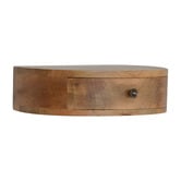 Solid State Studio Hailee Mango Wood Wall-Mounted Bedside Table