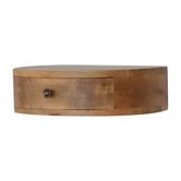 Solid State Studio Hailee Mango Wood Wall-Mounted Bedside Table