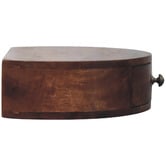 Solid State Studio Hailee Mango Wood Wall-Mounted Bedside Table