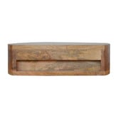 Solid State Studio Hailee Mango Wood Wall-Mounted Bedside Table