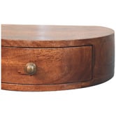 Solid State Studio Hailee Mango Wood Wall-Mounted Bedside Table