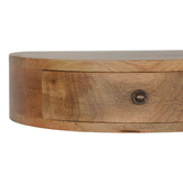 Solid State Studio Hailee Mango Wood Wall-Mounted Bedside Table