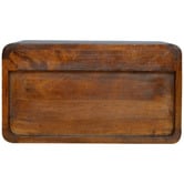 Solid State Studio Kilea Mango Wood Wall-Mounted Bedside Table