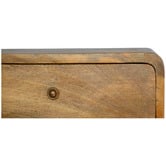 Solid State Studio Kilea Mango Wood Wall-Mounted Bedside Table