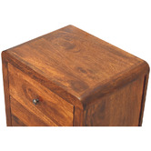 Solid State Studio Dean 3 Drawer Mango Wood Bedside Table