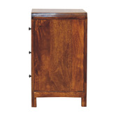 Solid State Studio Dean 3 Drawer Mango Wood Bedside Table