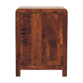 Solid State Studio Dean 3 Drawer Mango Wood Bedside Table