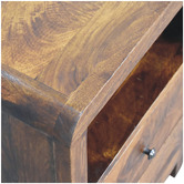 Solid State Studio Dean 2 Drawer Mango Wood Bedside Table