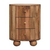 Solid State Studio Tatum Mango Wood Bedside Table