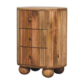 Solid State Studio Tatum Mango Wood Bedside Table