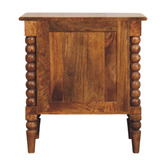 Solid State Studio Ember 2 Drawer Mango Wood Bedside Table