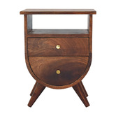 Solid State Studio Wyatt Mango Wood Bedside Table