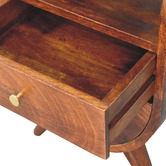 Solid State Studio Wyatt Mango Wood Bedside Table