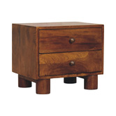 Solid State Studio Avery Mango Wood Bedside Table