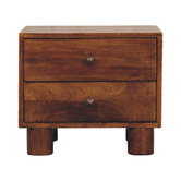 Solid State Studio Avery Mango Wood Bedside Table