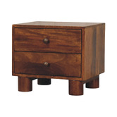 Solid State Studio Avery Mango Wood Bedside Table