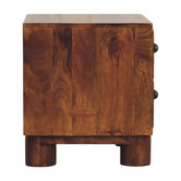 Solid State Studio Avery Mango Wood Bedside Table