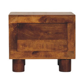 Solid State Studio Avery Mango Wood Bedside Table