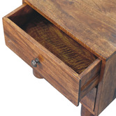 Solid State Studio Avery Mango Wood Bedside Table