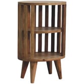 Solid State Studio Gardenia 2 Shelf Mango Wood Bedside Table