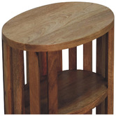 Solid State Studio Gardenia 2 Shelf Mango Wood Bedside Table