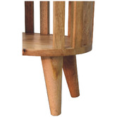 Solid State Studio Gardenia 2 Shelf Mango Wood Bedside Table